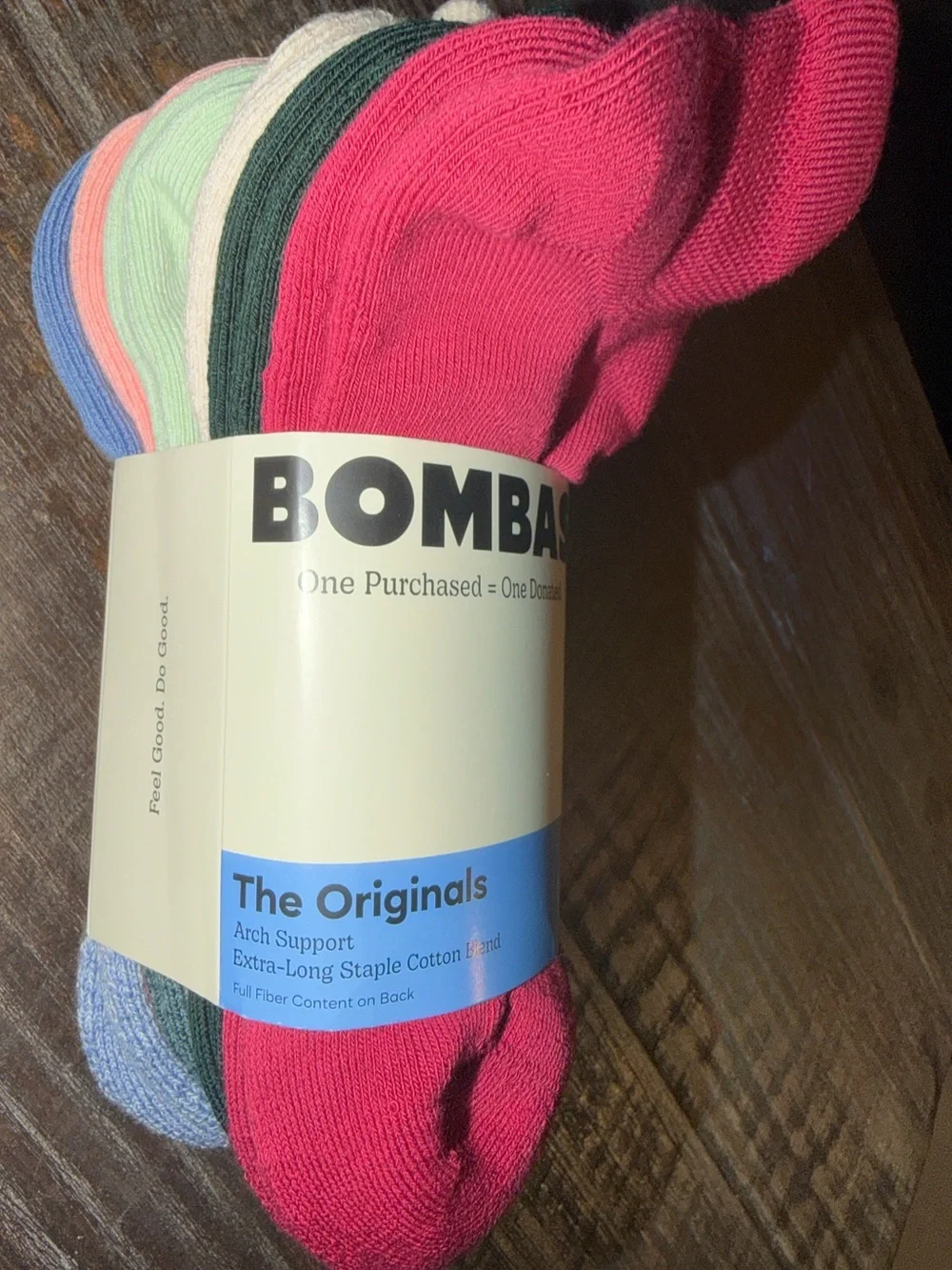 NEW 6 pack- Bombas Women’s Ankle Sock Size Small